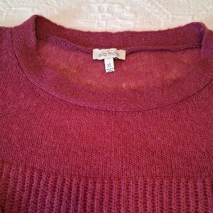 Ella Moss Women's Rich Plum Sweater Size Juniors XL